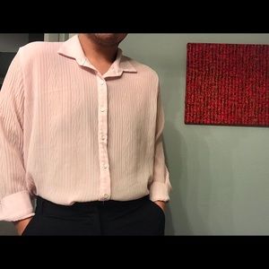 Button down pink shirt